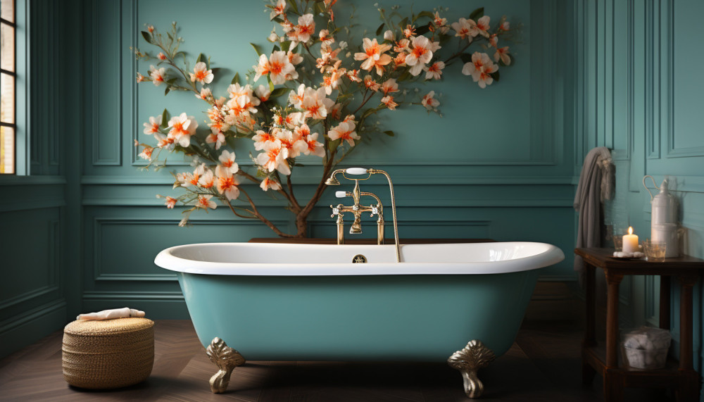 Quelques astuces pour poser du papier peint à la salle de bain